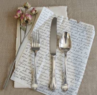 Butter Knife, Pastry Fork & Teaspoon Set