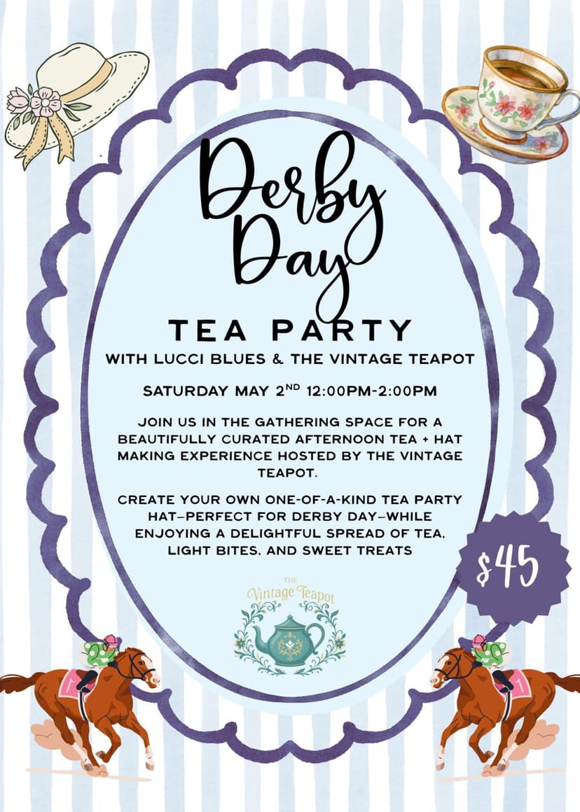 Derby Day Tea Party & Hat Making with Lucci Blues